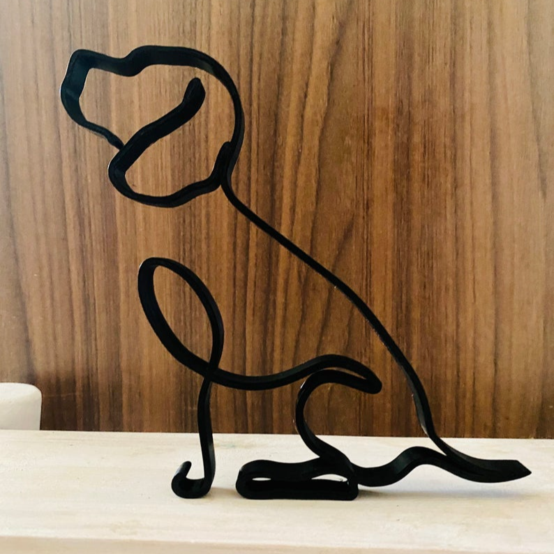 Beagle Minimalist Art Sculpture