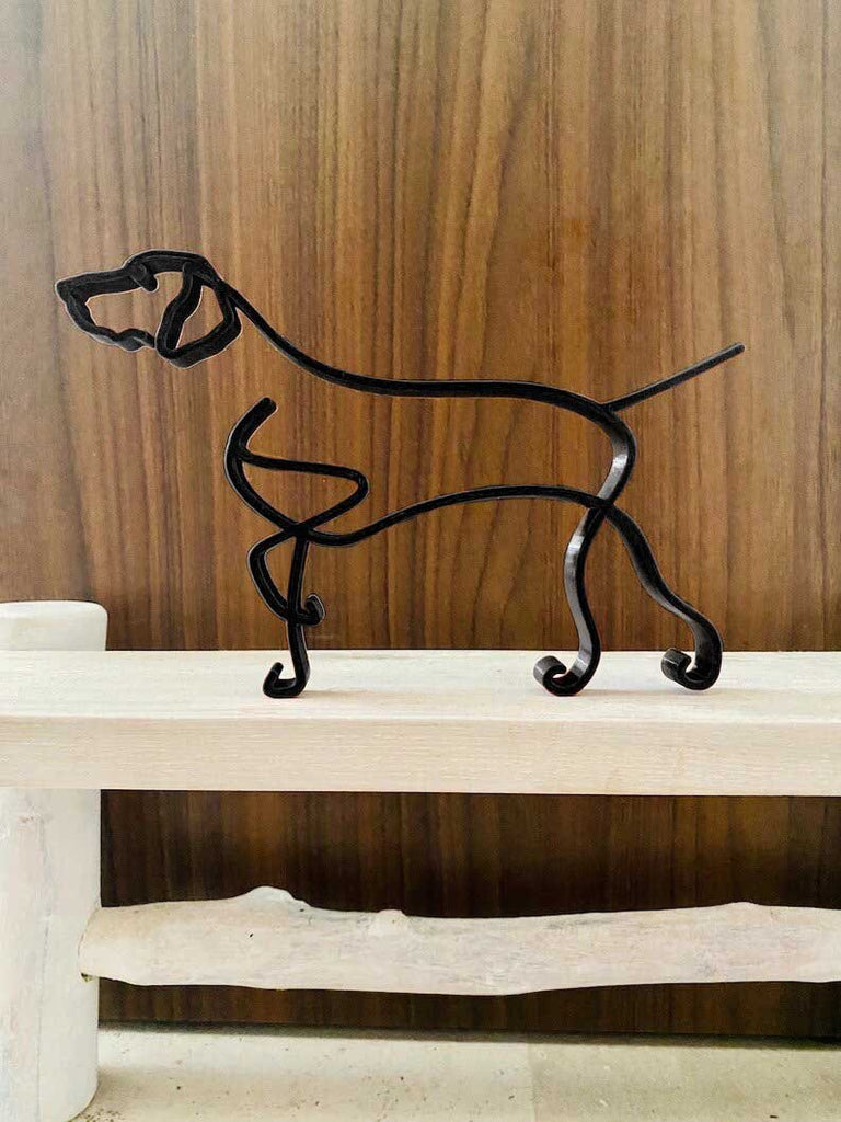 German Shorthaired Pointer Minimalist Art Sculpture