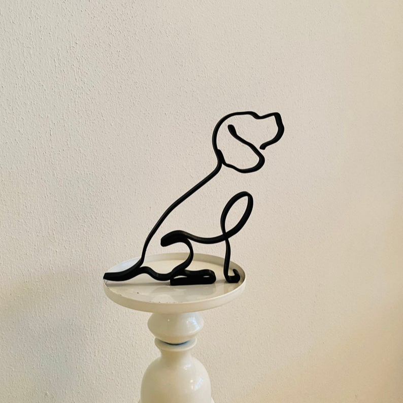 Beagle Minimalist Art Sculpture